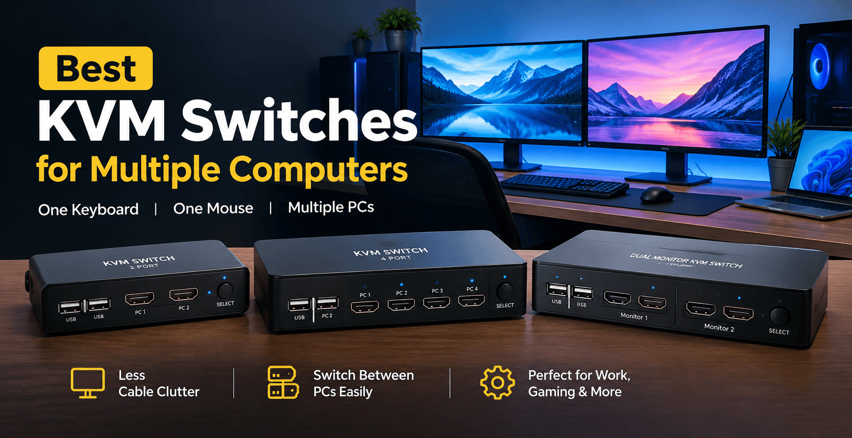 Best KVM Switches for Multiple Computers