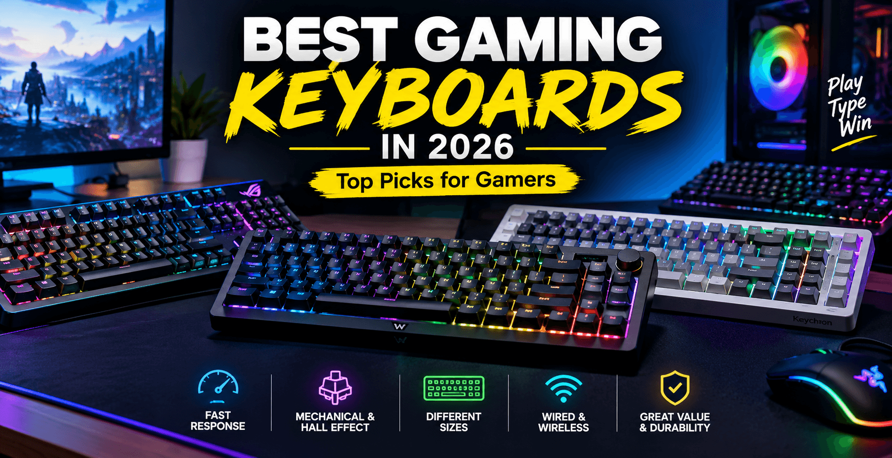 Best Gaming Keyboards in 2026: Top Picks for Gamers