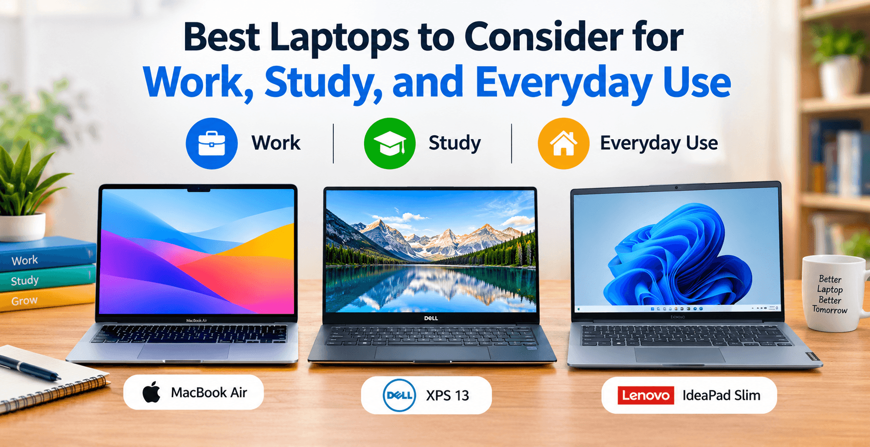 Best Laptops to Consider for Work, Study, and Everyday Use
