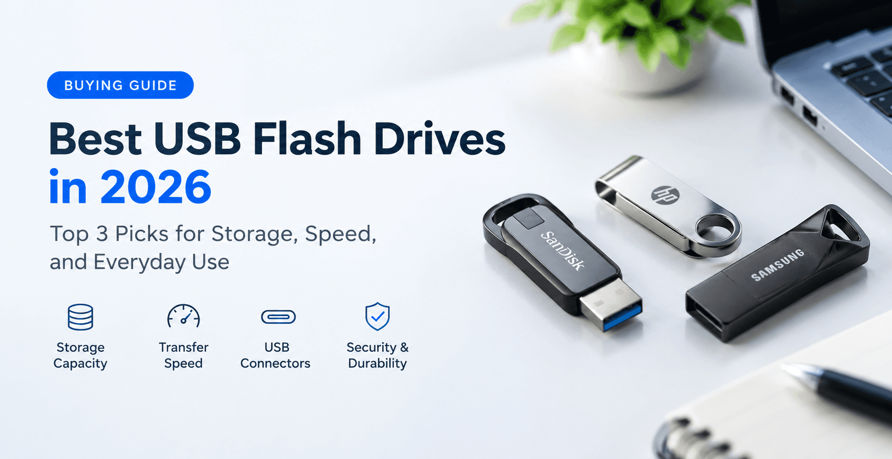 Best USB Flash Drives in 2026: Top 3 Picks for Storage, Speed, and Everyday Use